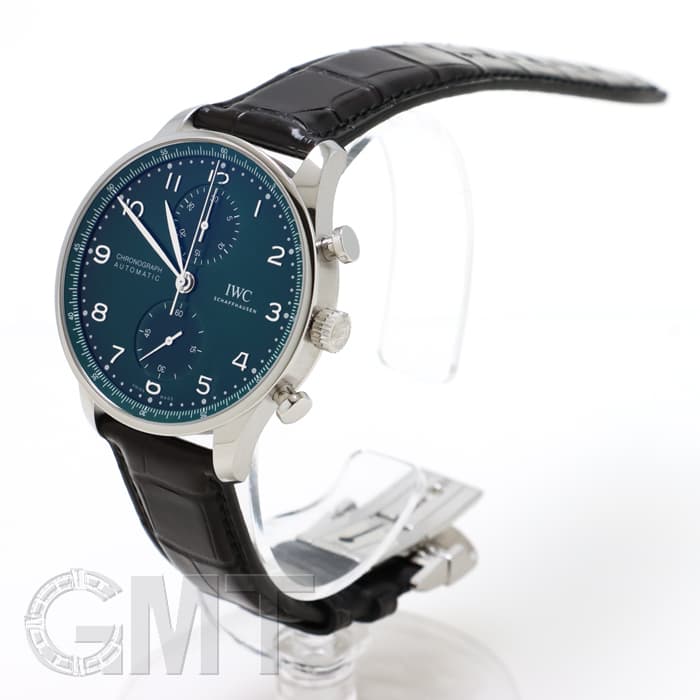 IWC ポルトギーゼ クロノグラフ IW371615 グリーン IWC 新品メンズ 腕時計 送料無料 | GMT