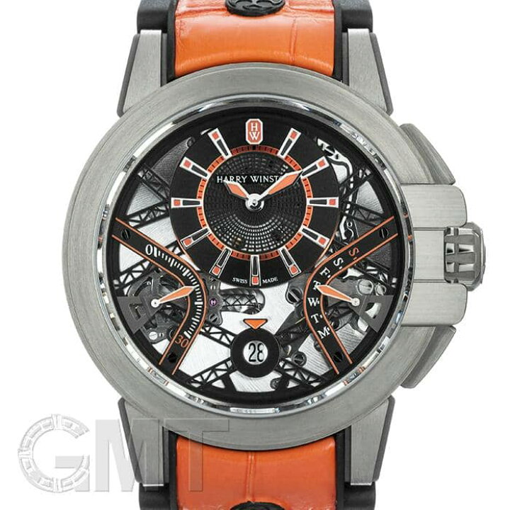 楽天市場 ハリー ウィンストン オーシャン Oceabi42zz003 ザリウム バリエーション オレンジ Harry Winston 新品メンズ 腕時計 送料無料 Gmt