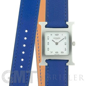 エルメス Hウォッチ HH1.210.131/SW7T1 ドゥブルトゥール ブルー HERMES 新品レディース 腕時計 送料無料