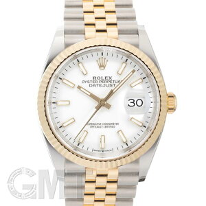 ロレックス デイトジャスト 36 126233 ホワイト ジュビリーブレスレット ROLEX 新品メンズ 腕時計 送料無料