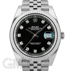 �����b�N�X �f�C�g�W���X�g 41 126334G �u���b�N 10P�_�C�� �W���r���[�u���X ROLEX �V�i�����Y �r���v ��������