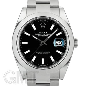 �����b�N�X �f�C�g�W���X�g41 �u���b�N 126300 41mm �I�C�X�^�[�u���X ROLEX �V�i�����Y �r���v ��������