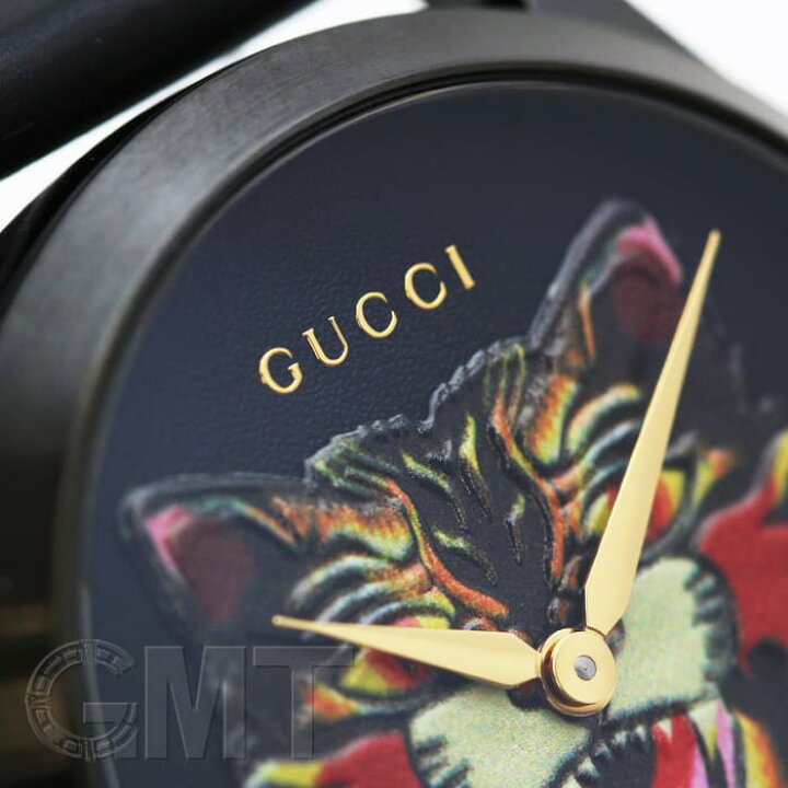 楽天市場】グッチ Gタイムレス YA1264021 アングリーキャット GUCCI 