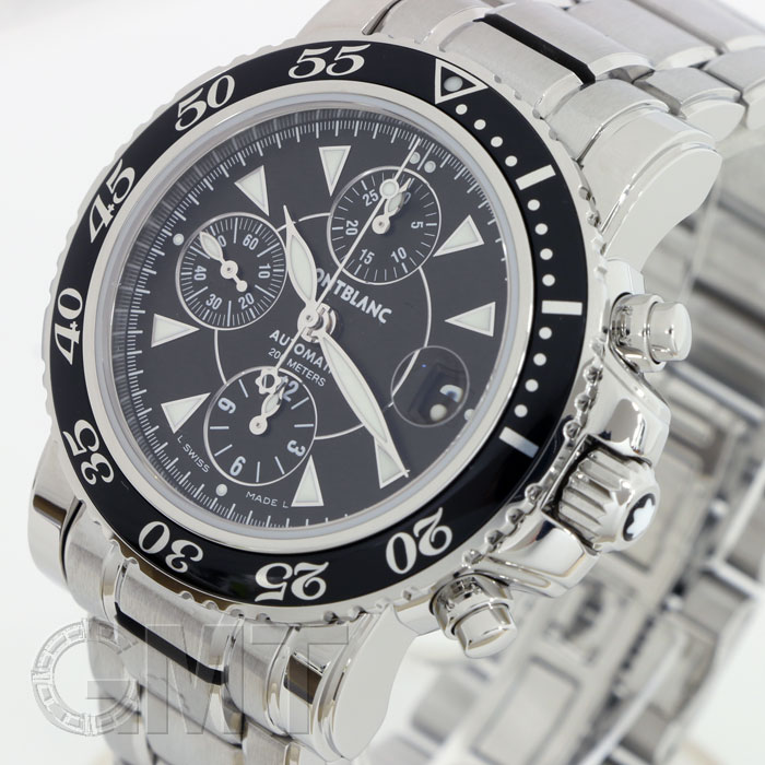 MONTBLANC モンブラン スポーツ クロノグラフ オートマティック ブラック 3273 新品 腕時計 メンズ 送料無料 | GMT
