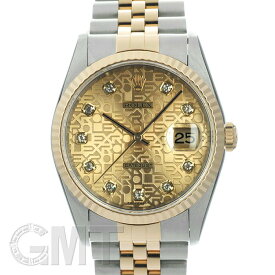 ロレックス デイトジャスト 16233G 保証書1999年 付属品完品 T番 ROLEX 中古メンズ 腕時計 送料無料