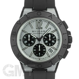 ブルガリ ディアゴノ マグネシウム クロノグラフ シルバーラッカー DG42WSMCVDCH BVLGARI 中古メンズ 腕時計 送料無料