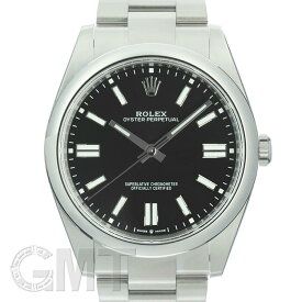 ロレックス オイスターパーペチュアル 41 124300 ブラック 保証書2020年 付属品完品 ランダムシリアル ROLEX 中古メンズ 腕時計 送料無料