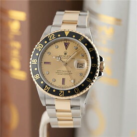 ロレックス GMTマスターII 16713RG シャンパン K番 ROLEX 中古メンズ 腕時計 送料無料