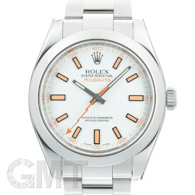 ロレックス ミルガウス 116400 ホワイト 保証書2011年 V番 付属品完品 ROLEX 中古メンズ 腕時計 送料無料