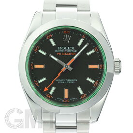 ロレックス ミルガウス 116400GV 保証書2008年 付属品完品 V番 ROLEX 中古メンズ 腕時計 送料無料