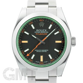 ロレックス ミルガウス 116400GV 保証書2008年 付属品完品 M番 ROLEX 中古メンズ 腕時計 送料無料