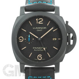 パネライ ルミノール GMT PAM01441 ブラックセラミック OFFICINE PANERAI 中古メンズ 腕時計 送料無料