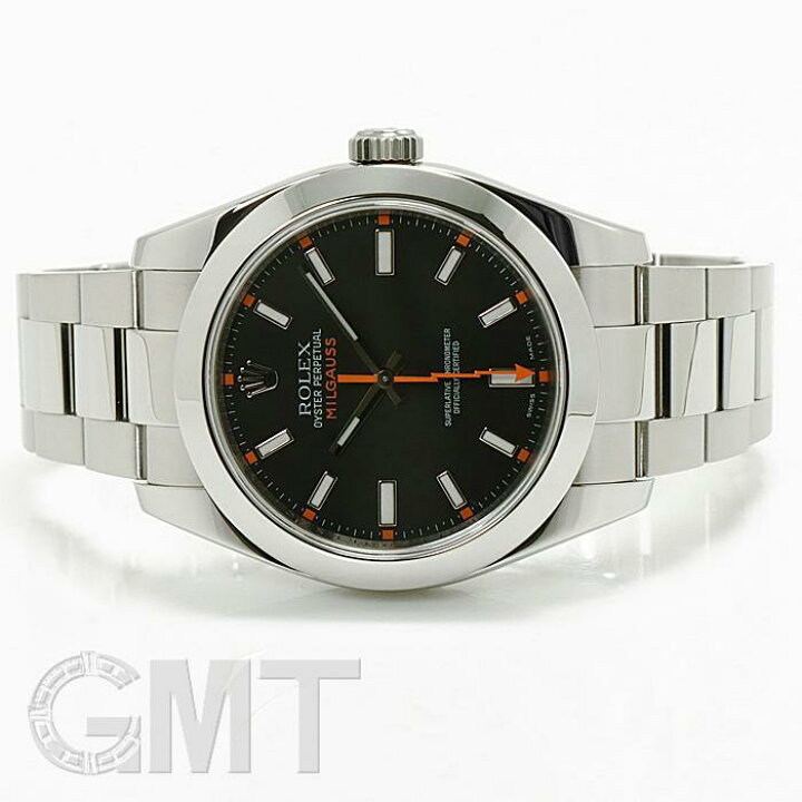 楽天市場】ロレックス ミルガウス 116400 ブラック 付属品完品 V番  