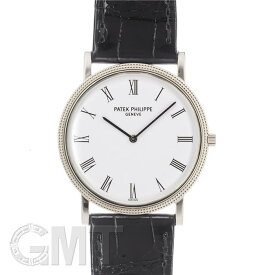 パテックフィリップ カラトラバ 32mm 3520DG-001 ホワイトゴールド PATEK PHILIPPE 中古メンズ 腕時計 送料無料