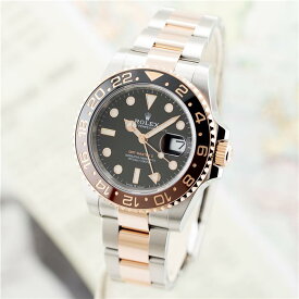 ロレックス GMTマスターII 126711CHNR 保証書2018年 付属品完品 ランダムシリアル ROLEX 中古メンズ 腕時計 送料無料