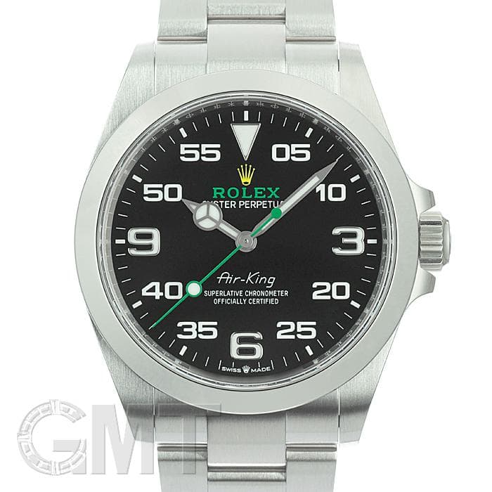 ロレックスエアキング126900保証書2022年付属品完品ランダムシリアルROLEX中古メンズ腕時計送料無料