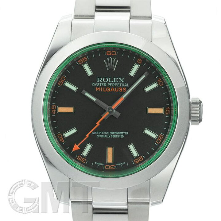 楽天市場】ロレックス ミルガウス 116400GV 保証書2008年 V番 ROLEX  