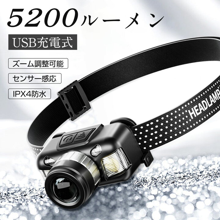 楽天市場】「P5倍！4月2日迄1980円！！」ヘッドライト LEDヘッドランプ  