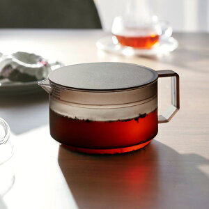 ティーポット お茶ポット スリム 食洗機対応 洗いやすい 茶こし ティーストレーナー 急須 おしゃれ 北欧 タワーシリーズ 公式 かわいい 紅茶 緑茶 冷水筒 プラスチック製 キッチン雑貨 yamazak