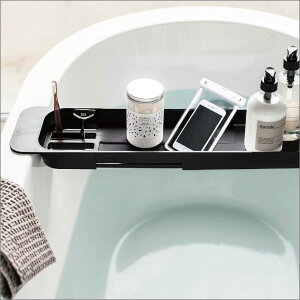 バスラック バステーブル 半身浴 デッドスペース活用 おしゃれ テレビ スタンド スマホ タブレット お風呂雑貨 アイデア商品 収納ケース 小物入れ バスグッズ サニタリー スチール ホワイト