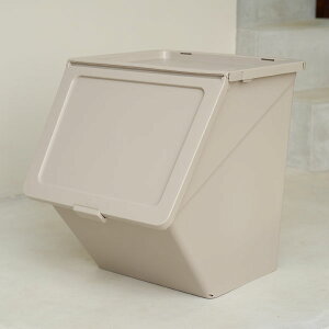 ゴミ箱 縦型 【特典付き】 45リットル 分別 ペットボトル 資源ゴミ 袋が見えない 45L 屋外 リビング キッチン ふた付き おむつ 収納 フロントオープン おしゃれ 積み重ね 3段 北欧 ダストボッ