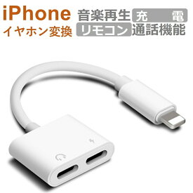 イヤホン 変換アダプタ iPhone 14 充電 イヤホン 同時 iPhone SE3 イヤホン 変換ケーブル 充電しながら iPhone 14 Pro イヤホンジャック 二股 充電 同時 音楽 リモコン iOS18 新生活 新学期 1000円ポッキリ 送料無料