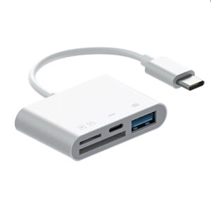 iPhone iPad SD J[h[_[ 3in1 @\ OTG ϊA_v^ lightning Type-C f[^ڍs ʐ^ rfI SD TF microSD USB [J[h J[_[ f[^] iPhone 16 15 14 13 12 11pro X XS XR 6 7 8 