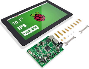 Raspberry Pi 10C`^bNj^[ 10.1" HDMI 1280x800 IPS LCD ^bNXN[ for RPi 400 4B 3B+ 3B 2B LattePanda Beagle Bone SunFounder(Raspberry PiC{[h͕tĂ܂)