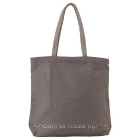 内ポケット付 Fondation Louis Vuitton フォンダシオン ルイヴィトン ルイヴィトン美術館 キャンバスバッグ グレー