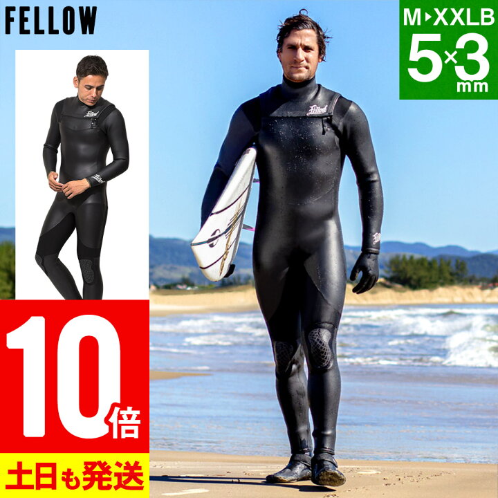 楽天市場】【エントリーP10倍】FELLOW セミドライ 5×3mm ウェット 