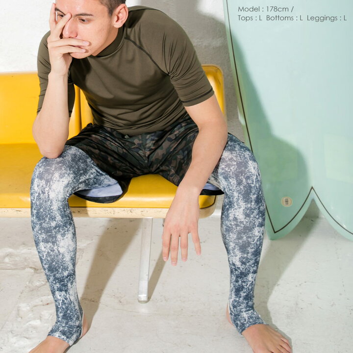 楽天市場 ポイント5倍 ラッシュガード メンズ トレンカ ラッシュトレンカ マリンカ S Xxl 全12色 Dry速乾 Uvカット98 以上 Upf50 紫外線対策 Go Island