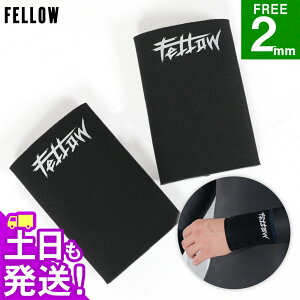 リストベルト 2mm 2個セット 手首 浸水防止 リストリング 防水 リストバンド 防寒 ウェットスーツ サーフィン ウエットスーツ上から着用 FELLOW 保温 速乾 フリーサイズ 20F-WR11