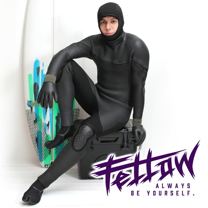 楽天市場】FELLOW サーフキャップ 防寒ウェットキャップ メンズ  