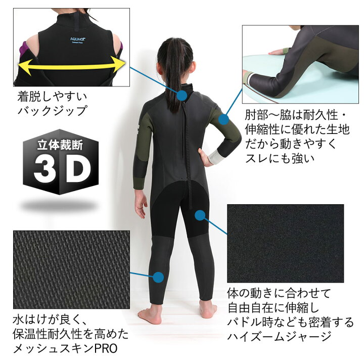 楽天市場】FELLOW セミドライ 5×3mm ウェットスーツ バックジップ 
