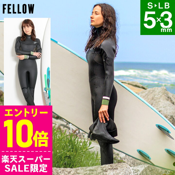 楽天市場】[ｽｰﾊﾟｰｾｰﾙ価格+ｸｰﾎﾟﾝ]FELLOW セミドライ 5×3mm ウェット 