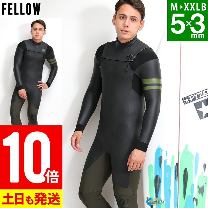 楽天市場】【エントリーP10倍】FELLOW セミドライ 5×3mm ウェット 
