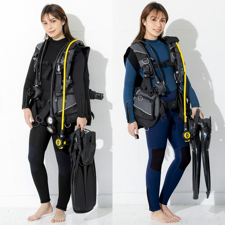 楽天市場】ダイビング ウェットスーツ フルスーツ レディース 5mm  