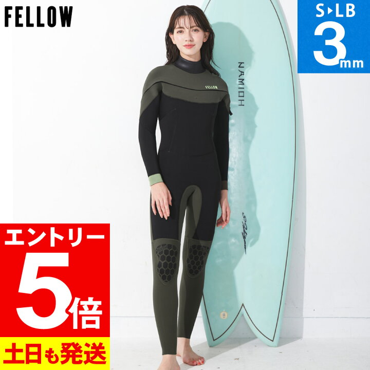楽天市場】【ﾏﾗｿﾝ限定!ｴﾝﾄﾘｰP5倍】FELLOW ウェットスーツ フルスーツ 