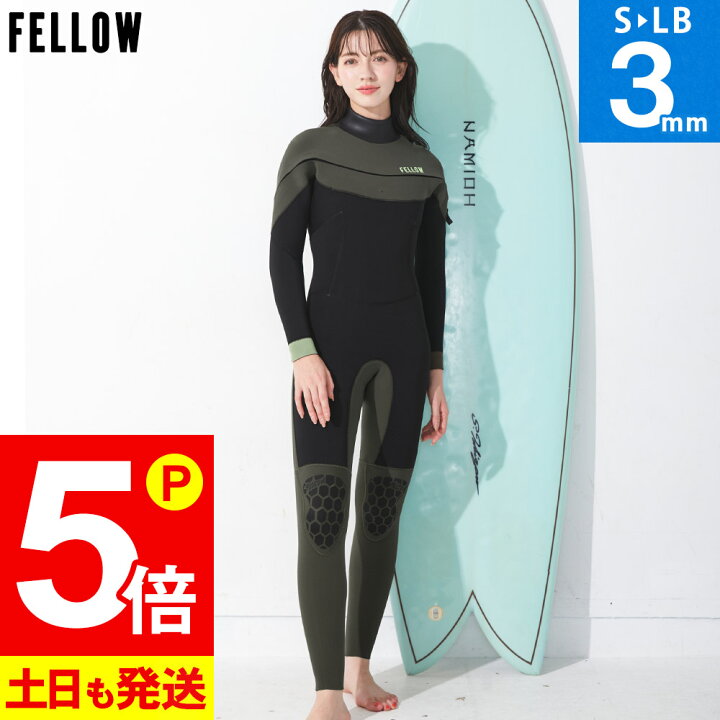 楽天市場】【20日限定！P5倍】FELLOW ウェットスーツ フルスーツ 3mm 