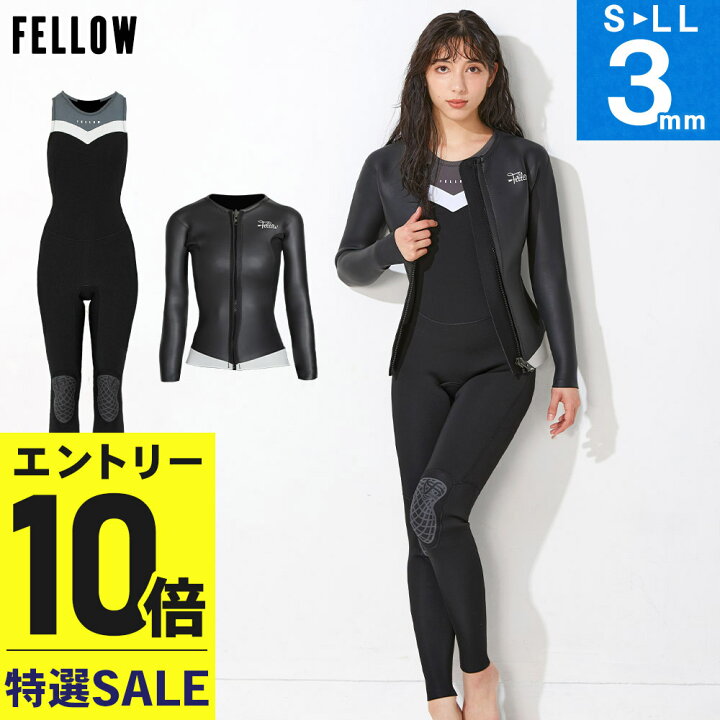 楽天市場】[P10倍]【特価】FELLOW ウェットスーツ タッパー＆ロング 