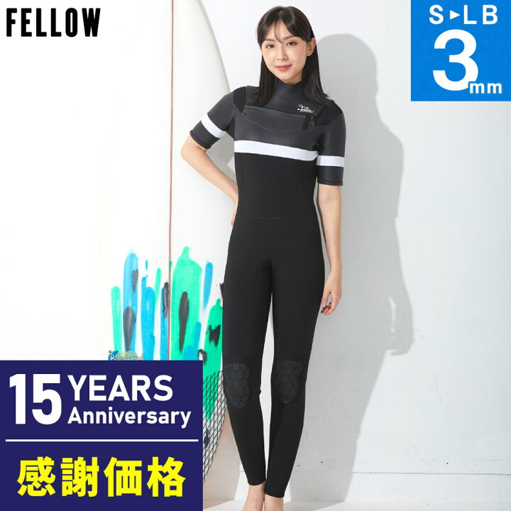 楽天市場】【限定感謝価格】FELLOW ウェットスーツ シーガル 3mm