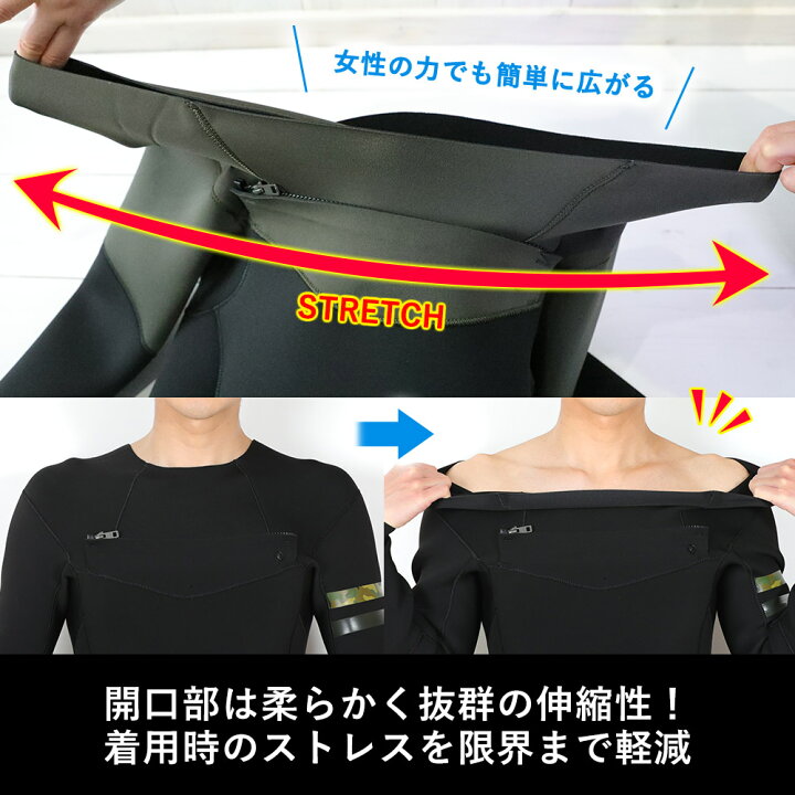 楽天市場】[P10倍]FELLOW ウェットスーツ シーガル 3mm メンズ 半袖 