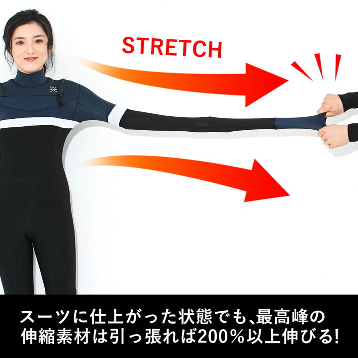 楽天市場】[P10倍]FELLOW ウェットスーツ ロングスプリング 2mm 