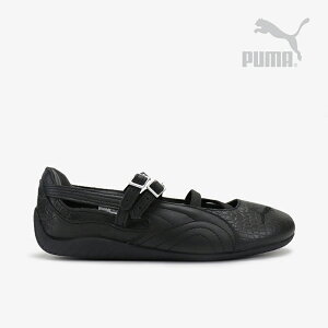 �EPUMA�bW Speedcat Ballet Croc Print Leather Double Buckele Flat/ �v�[�}/�X�s�[�h�L���b�g �o���G �N���b�N �v�����g ���U�[ �_�u�� �o�b�N�� �t���b�g/�u���b�Nx�N�[���_�[�N�O���[ #