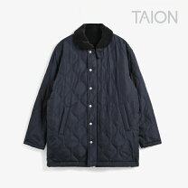 楽天市場】taion タイオン ミリタリーリバーシブルクルーネック ダウン 