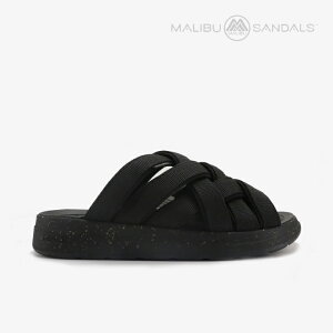 �EMALIBU SANDALS�bZuma Lx Recycled Canvas Slide/ �}���u �T���_���Y/�Y�} ���b�N�X ���T�C�N���h �L�����o�X �X���C�h/�u���b�N #