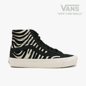 ▲スーパーSALE半額以下］VANS Anaheim Factory｜Sk8-Hi 38 DX/ ヴァンズ アナハイム ファクトリー/スケート ハイ 38 DX/ブラックxゼブラ #