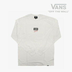 ＊VANS｜Box&Handwriting LS T-Shirt - Wear/ ヴァンズ/ボックス&ハンドライティング ロングスリーブ Tシャツ/White #