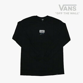 ＊VANS｜Box&Handwriting LS T-Shirt - Wear/ ヴァンズ/ボックス&ハンドライティング ロングスリーブ Tシャツ/Black #