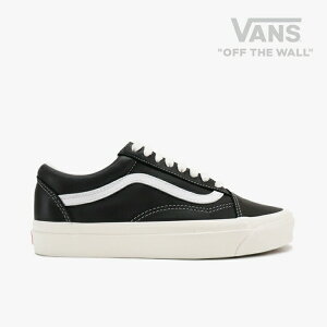 VANSbOld Skool 36 DX Leather/ @Y/I[h XN[ U[/ubN #